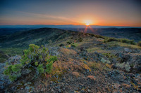 Sunset in Ishi Wilderness