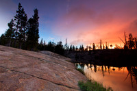 Sierra Sunset at Pingree Lake