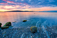 Sunset over the Saratoga Passage