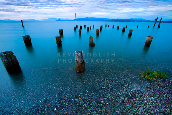 Old weathered piers