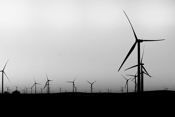Windless Sunset B&W