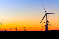 Wind Farm Sunset