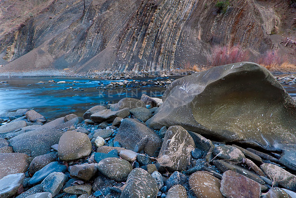 Geology lesson along Cache Creek