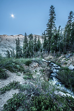 Moon over Mokelumne