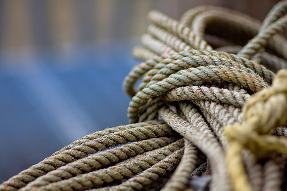 Coiled rope